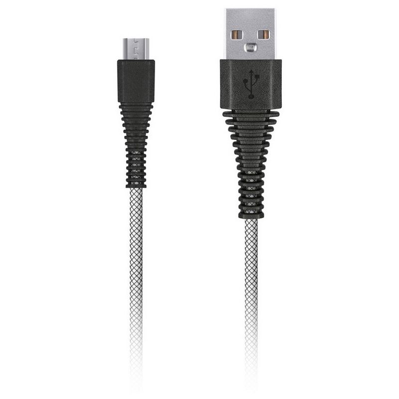 Кабель Smart Buy Сarbon USB - Micro-USB, 2 А, 1 м, белый