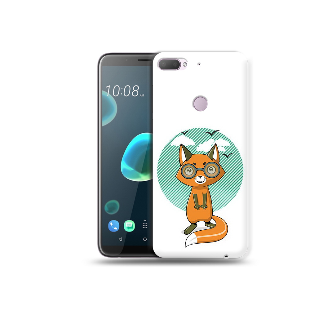 Чехол MyPads Tocco для HTC Desire 12 Plus задумчивая лиса