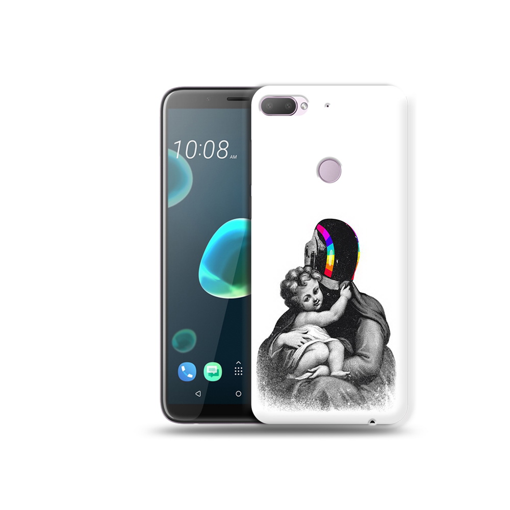 

Чехол MyPads Tocco для HTC Desire 12 Plus защитник в шлеме, Прозрачный, Tocco
