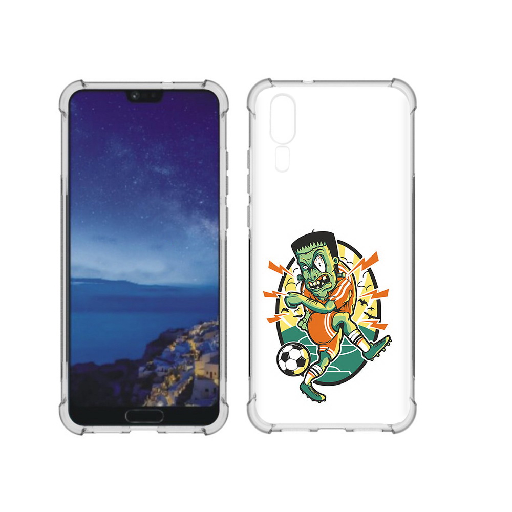 

Чехол MyPads Tocco для Huawei P20 зомби футболист (PT108006.52.368), Прозрачный, Tocco