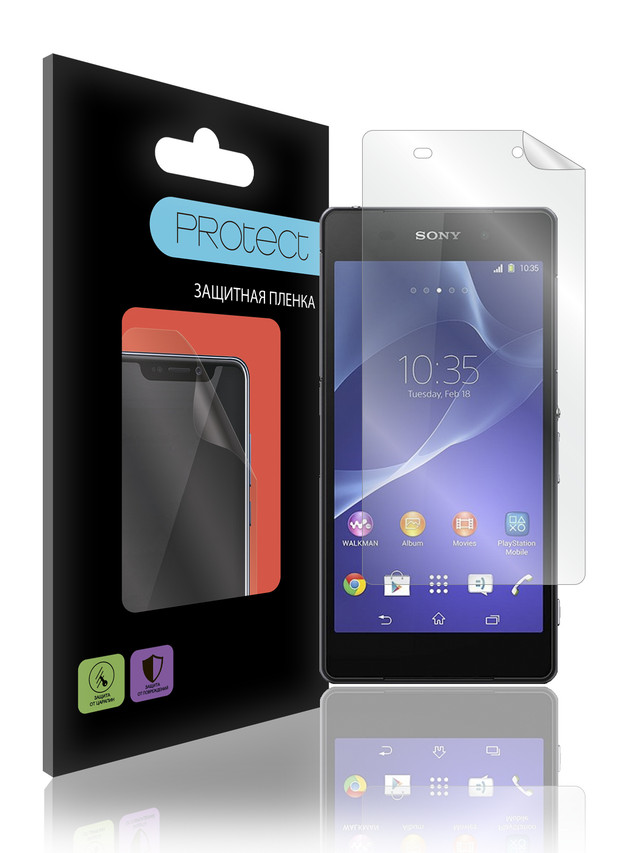 

Защитная пленка Protect для Sony Xperia Z2 / Глянцевая 146х73 мм D6503 / 30634