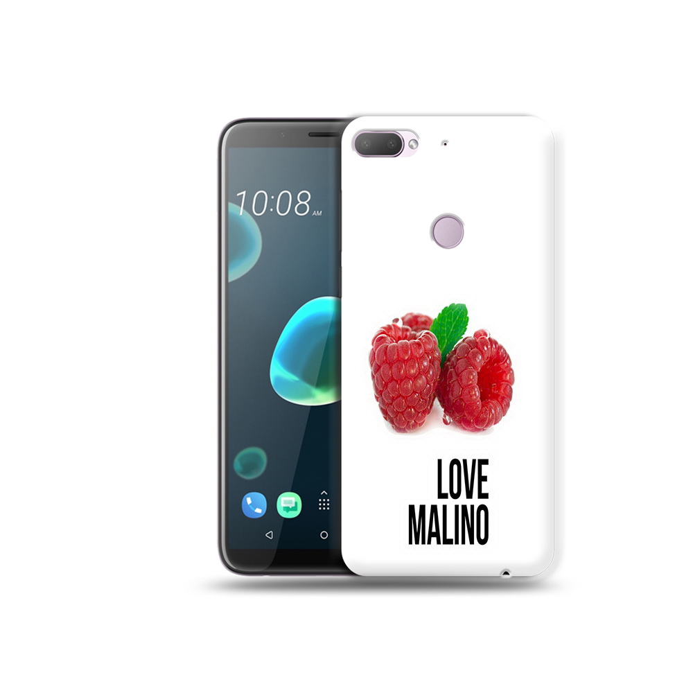 

Чехол MyPads Tocco для HTC Desire 12 Plus Бренд лове малино, Прозрачный, Tocco