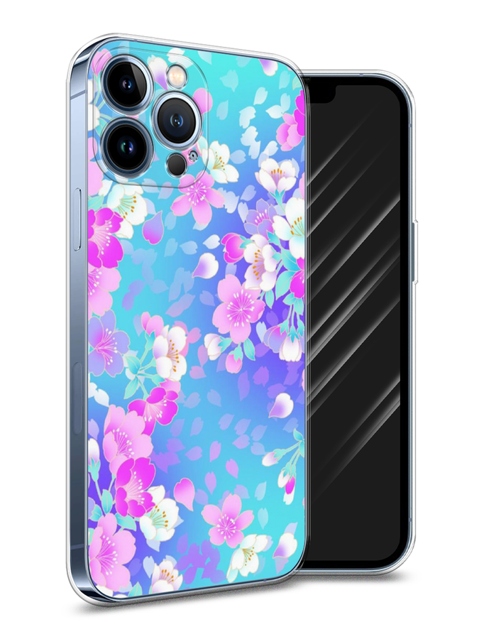 

Чехол Awog на Apple iPhone 13 Pro Max / Айфон 13 Pro Max "Яблоневые цветы", Разноцветный, 14450-8