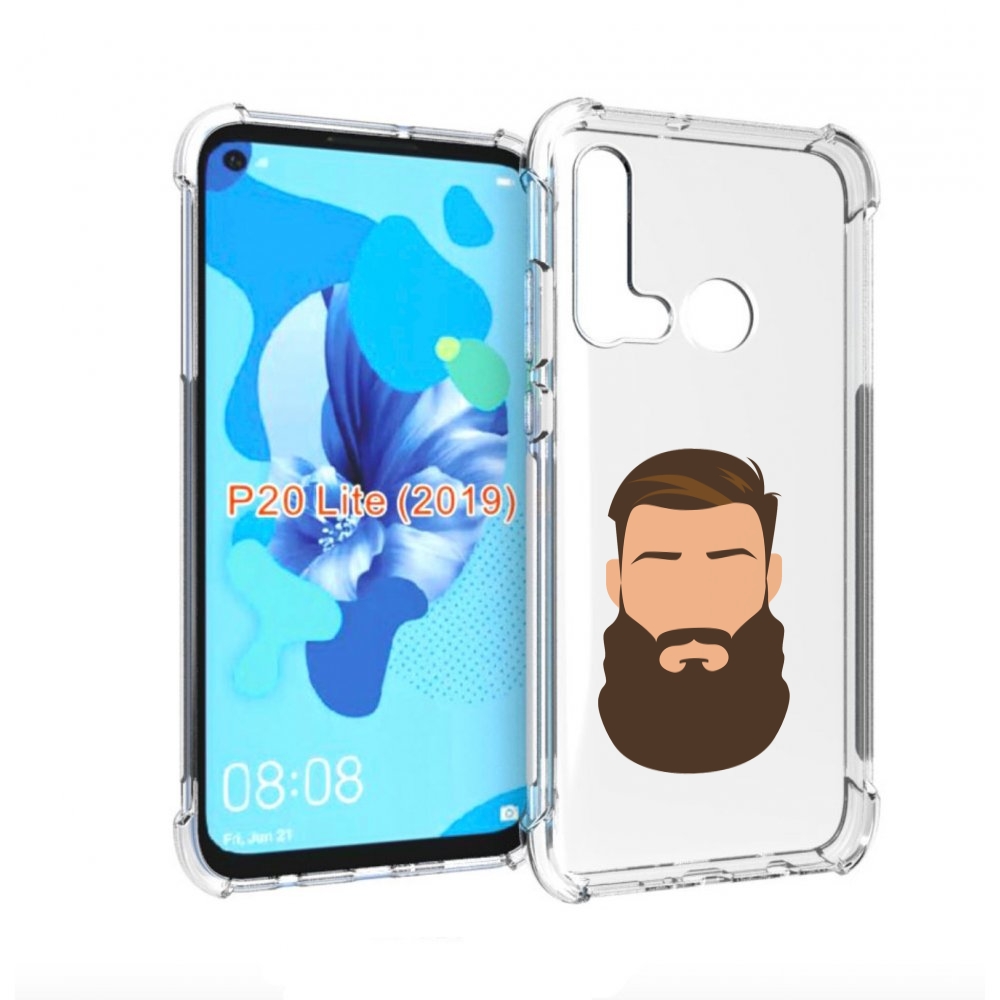 

Чехол бампер MyPads густая-борода для Huawei P20 Lite (2019), Прозрачный, Tocco