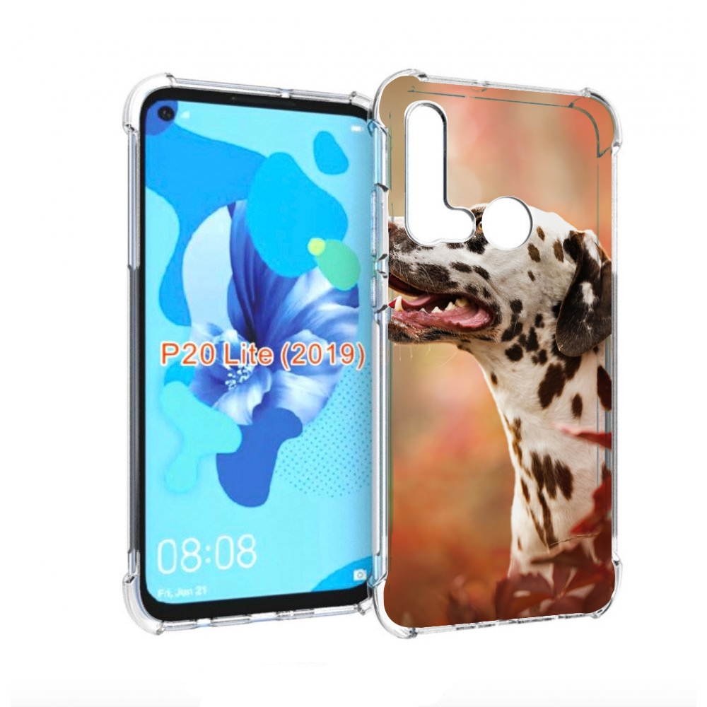 

Чехол бампер MyPads далматин для Huawei P20 Lite (2019), Прозрачный, Tocco