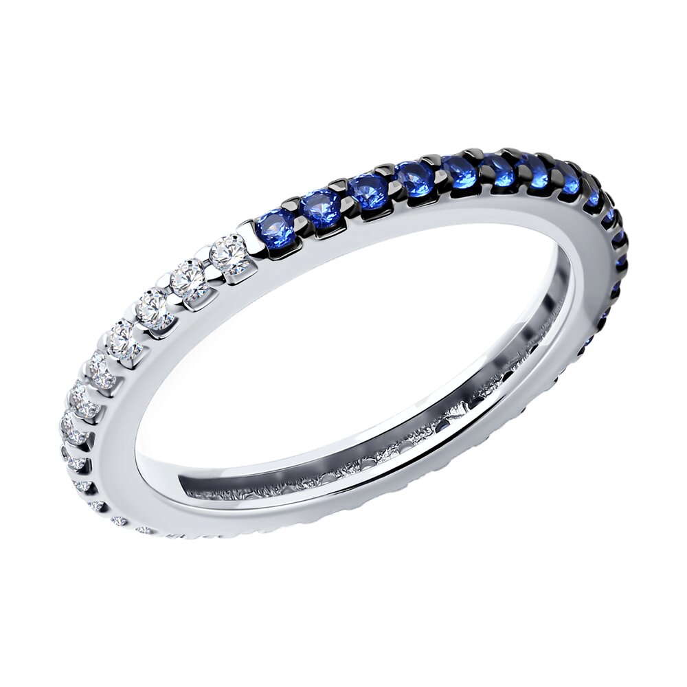 

Кольцо из серебра с фианитом р. 19 Diamant 94-110-01776-1, 94-110-01776-1