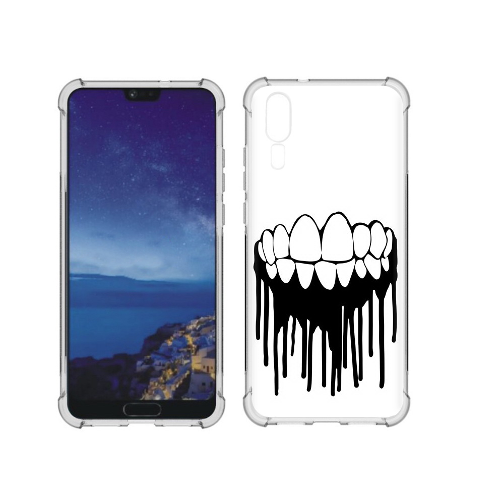 

Чехол MyPads Tocco для Huawei P20 зубы (PT108006.52.372), Прозрачный, Tocco