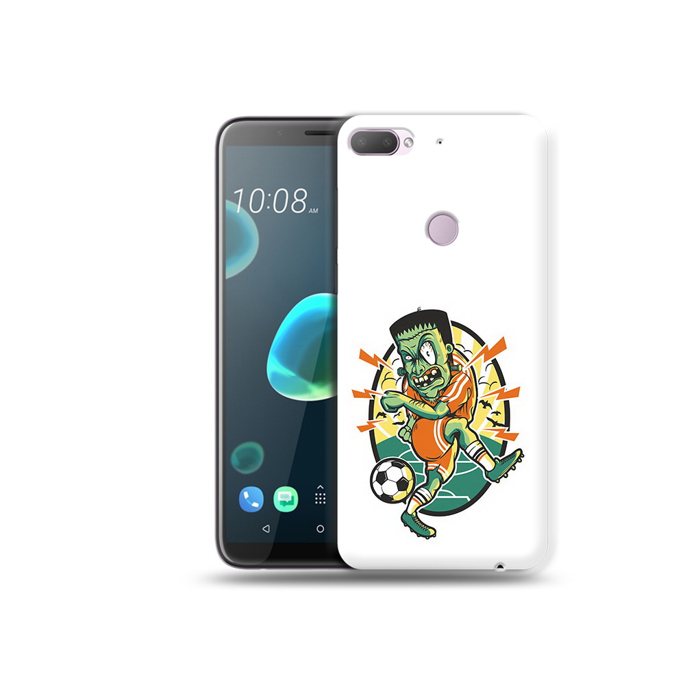 

Чехол MyPads Tocco для HTC Desire 12 Plus зомби футболист, Прозрачный, Tocco