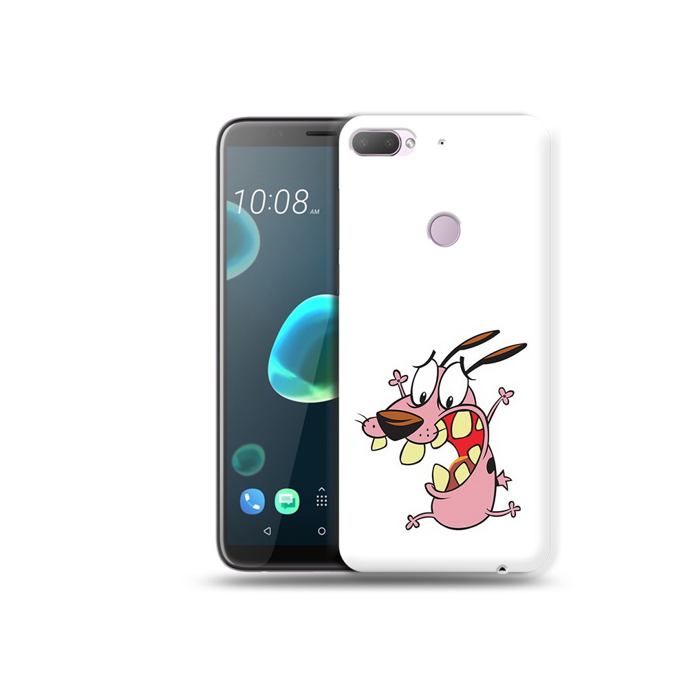 

Чехол MyPads Tocco для HTC Desire 12 Plus зубастый бобик, Прозрачный, Tocco