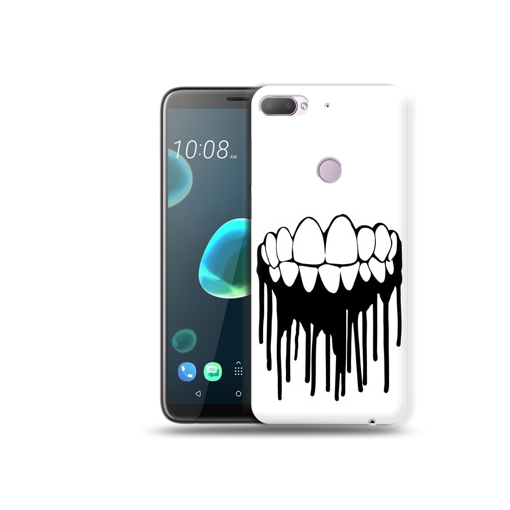 

Чехол MyPads Tocco для HTC Desire 12 Plus зубы, Прозрачный, Tocco