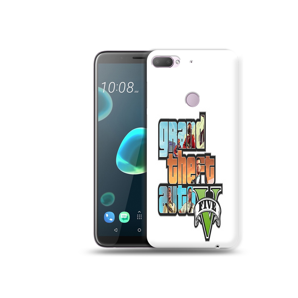 

Чехол MyPads Tocco для HTC Desire 12 Plus игра гта, Прозрачный, Tocco