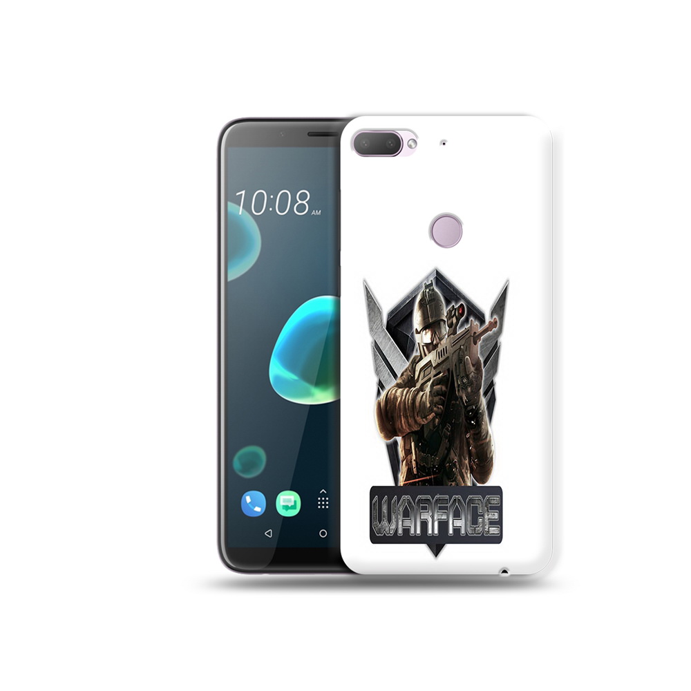

Чехол MyPads Tocco для HTC Desire 12 Plus игра про войну, Прозрачный, Tocco