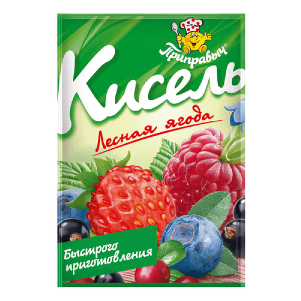 

Кисель Приправыч Лесная ягода 3шт по 110 г, 4610000820704(3)