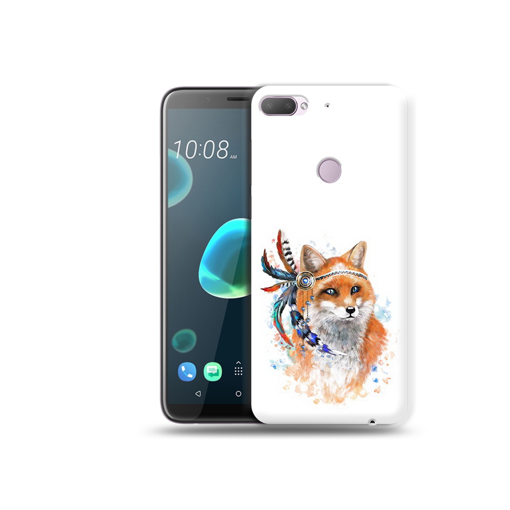 

Чехол MyPads Tocco для HTC Desire 12 Plus инду лиса, Прозрачный, Tocco