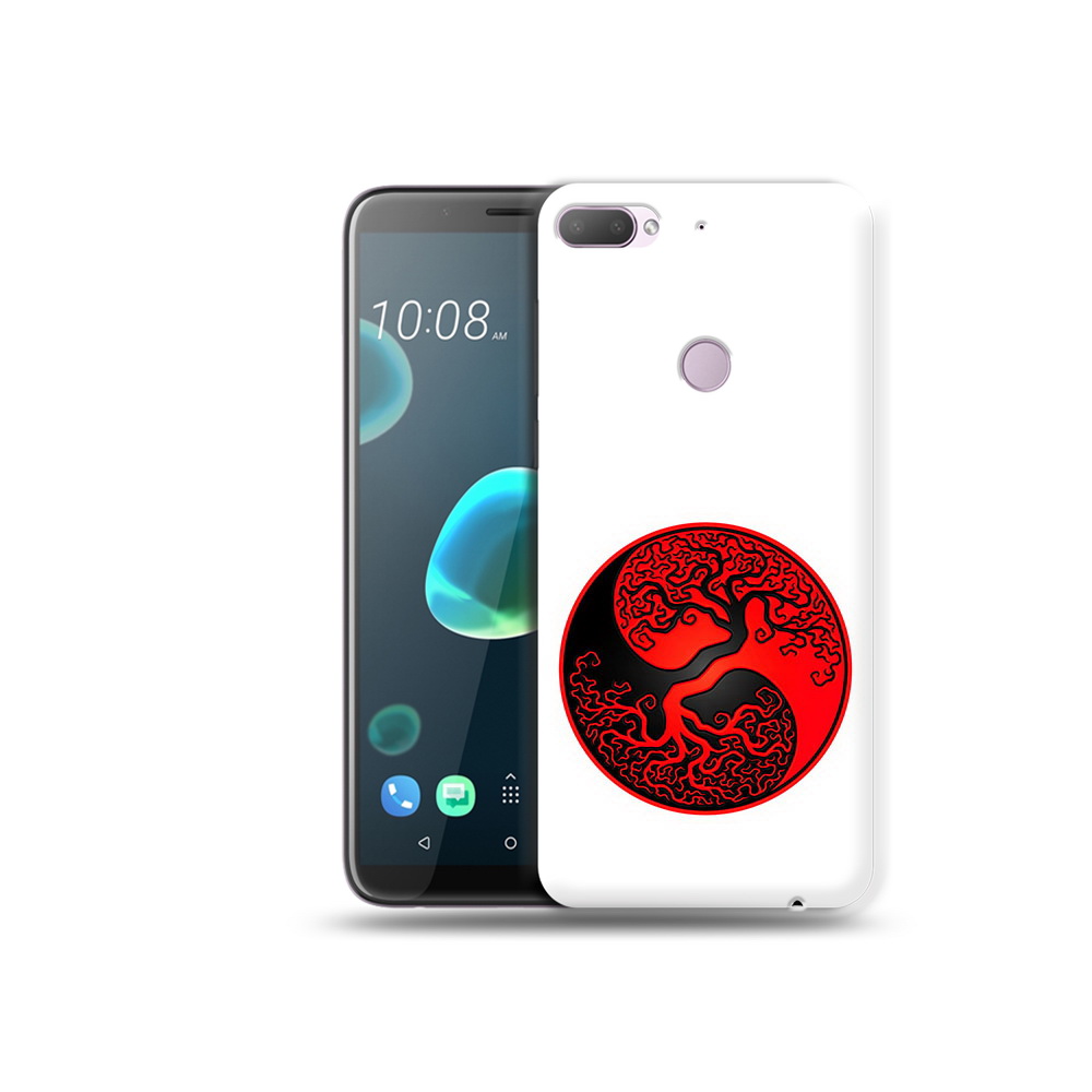 

Чехол MyPads Tocco для HTC Desire 12 Plus инь янь дерево, Прозрачный, Tocco