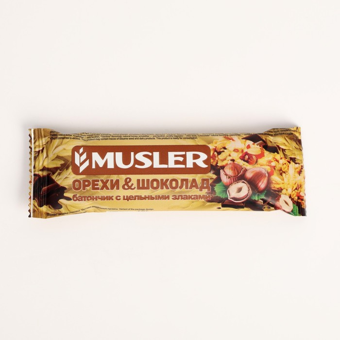 

Батончик мюсли MUSLER Орешки с шоколадом, 30 г