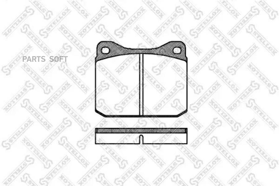

Тормозные колодки Stellox 021010SX