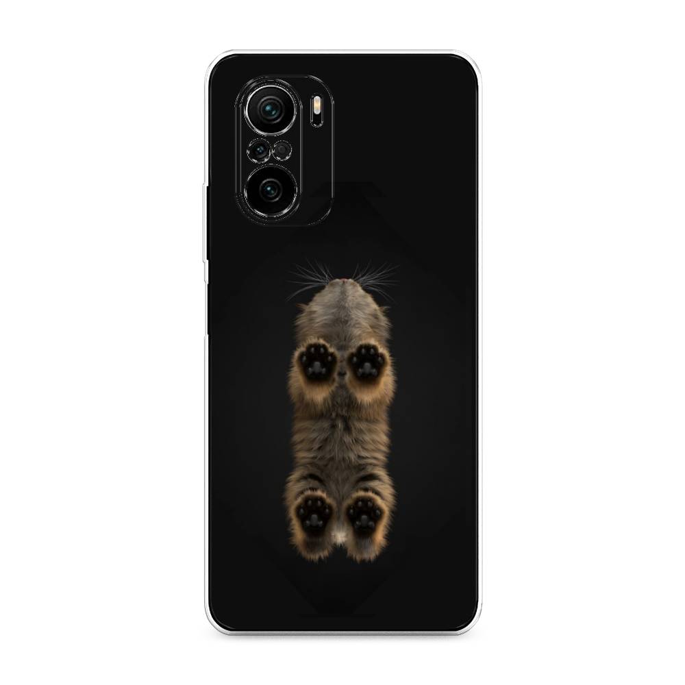 

Чехол Awog на Poco F3/Redmi K40/Mi 11i "Кошачьи лапки", Разноцветный, 312650-1