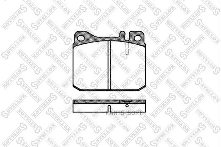 

Тормозные колодки Stellox 021020SX