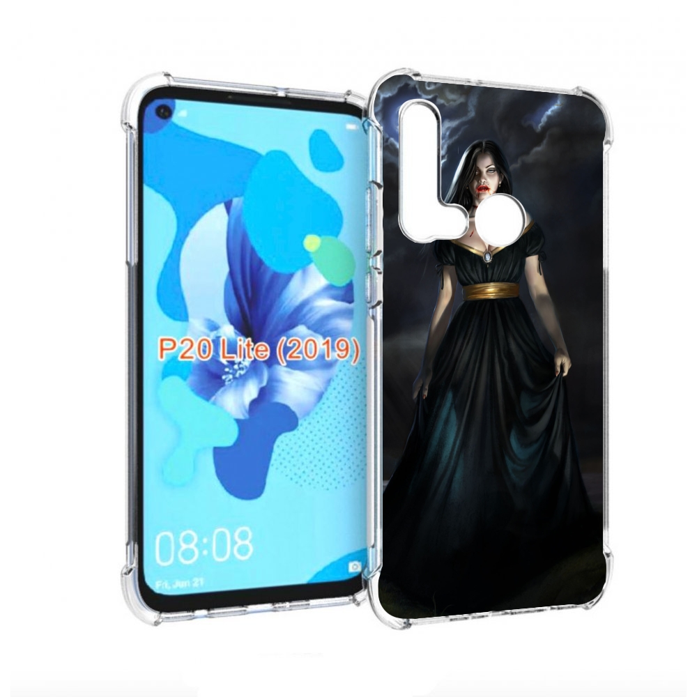

Чехол бампер MyPads девушка с порезом на горле женский для Huawe, Прозрачный, Tocco