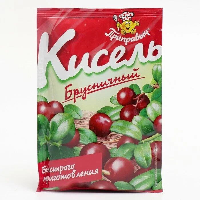 

Кисель Приправыч Брусничный 3шт по 110 г, 4610000823002(3)