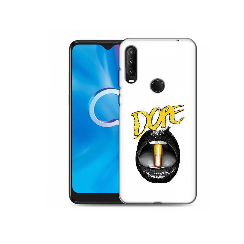 

Чехол MyPads Tocco для Alcatel 1SE (2020) 5030D губы (PT152068.668.303), Прозрачный, Tocco
