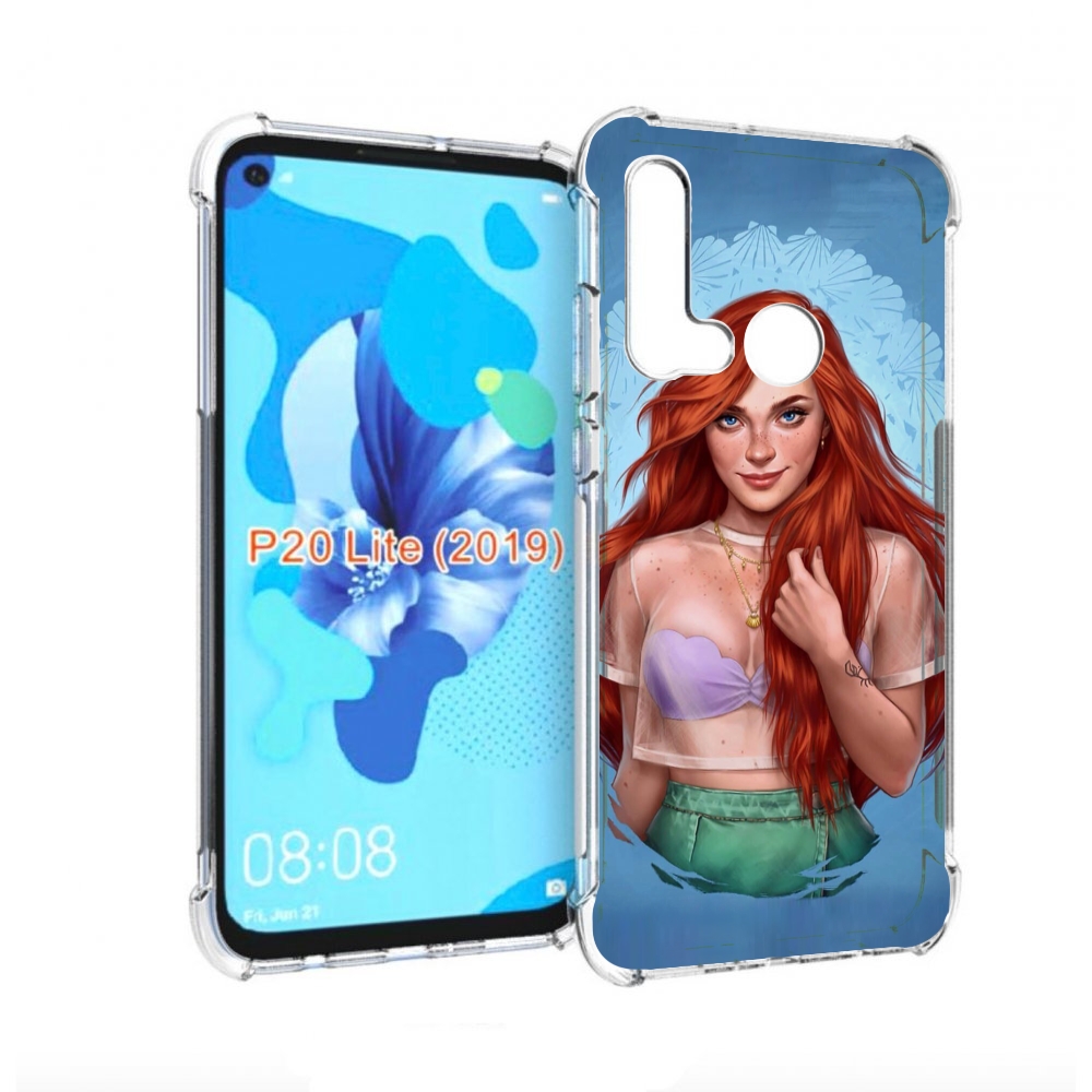 

Чехол бампер MyPads девушка-в-голубом-фоне женский для Huawei P2, Прозрачный, Tocco