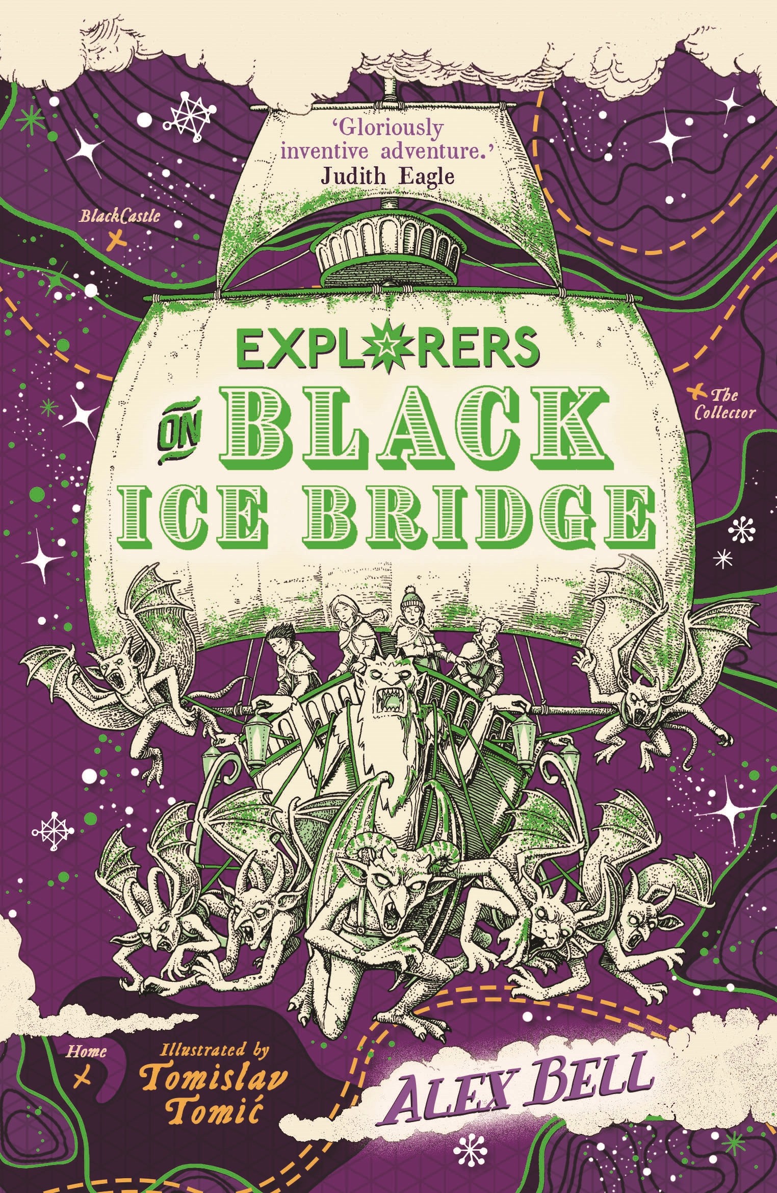 

Explorers on Black Ice Bridge