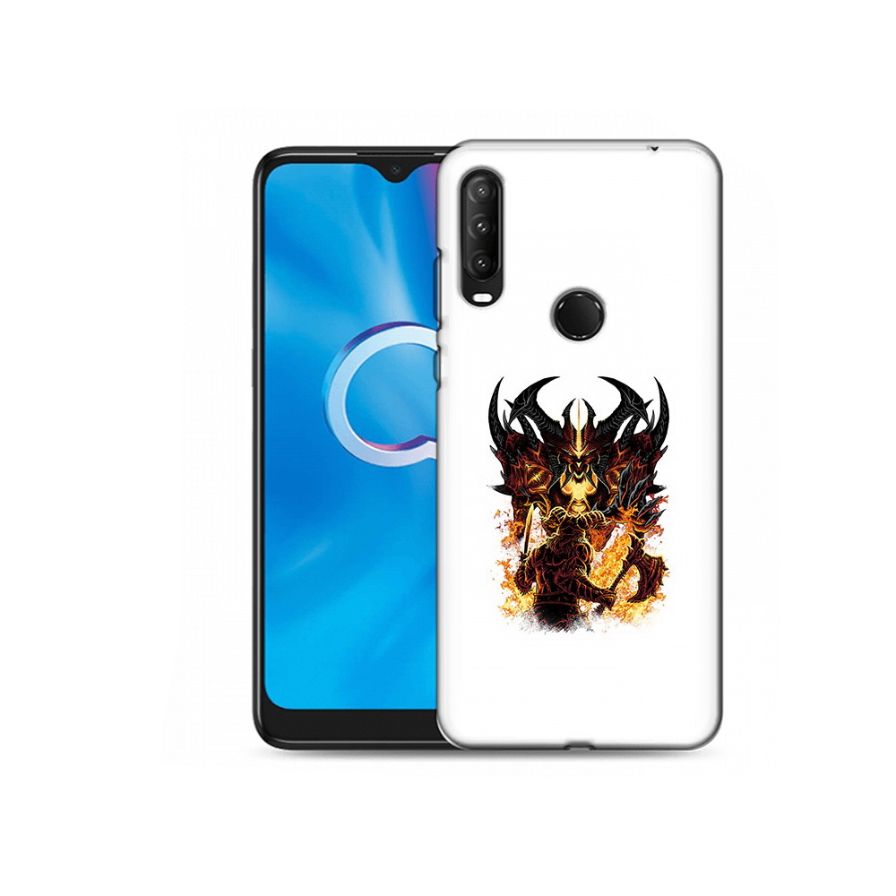 

Чехол MyPads Tocco для Alcatel 1SE (2020) 5030D демон shadow fiend (PT152068.668.318), Прозрачный, Tocco