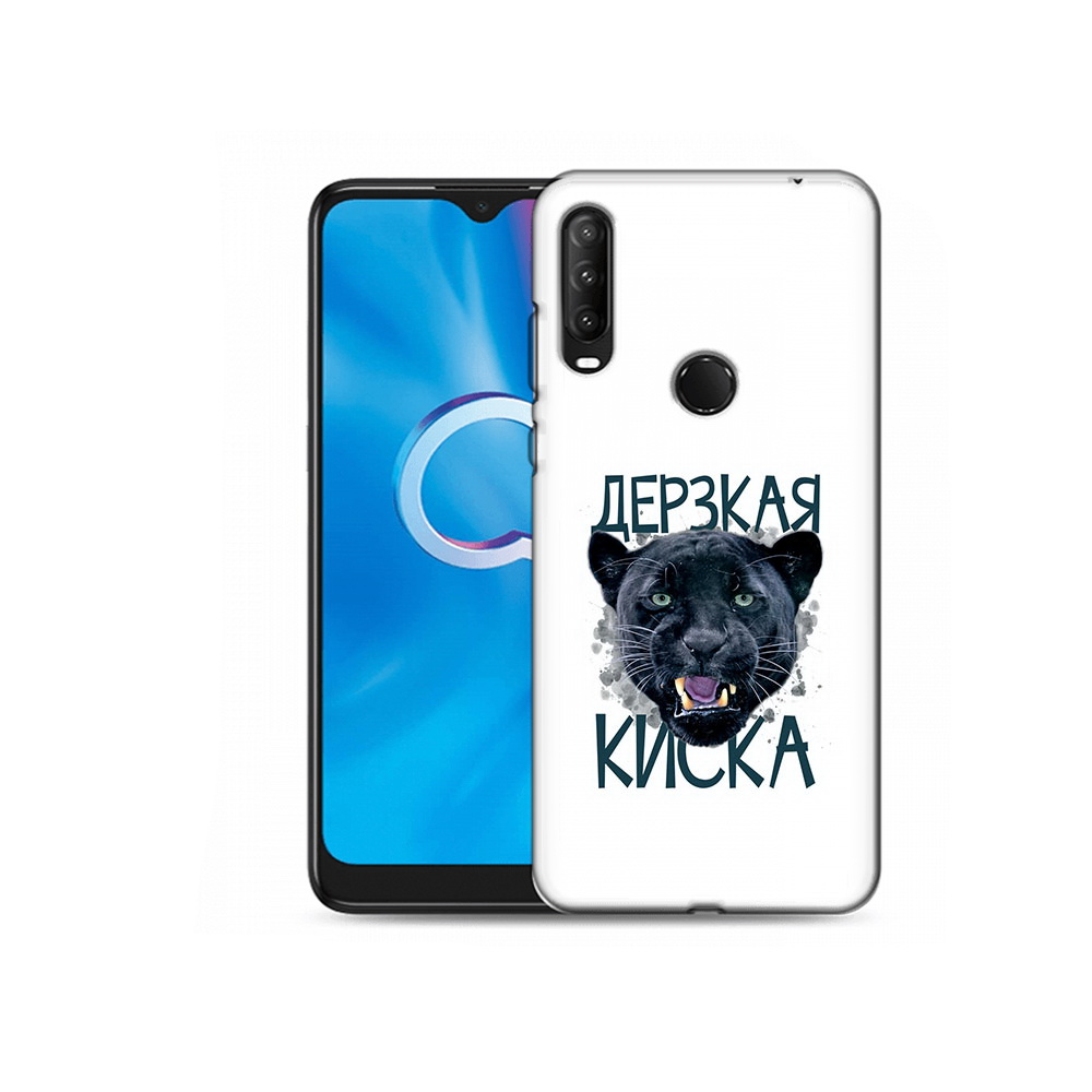 

Чехол MyPads Tocco для Alcatel 1SE (2020) 5030D дерзкая киска (PT152068.668.319), Прозрачный, Tocco
