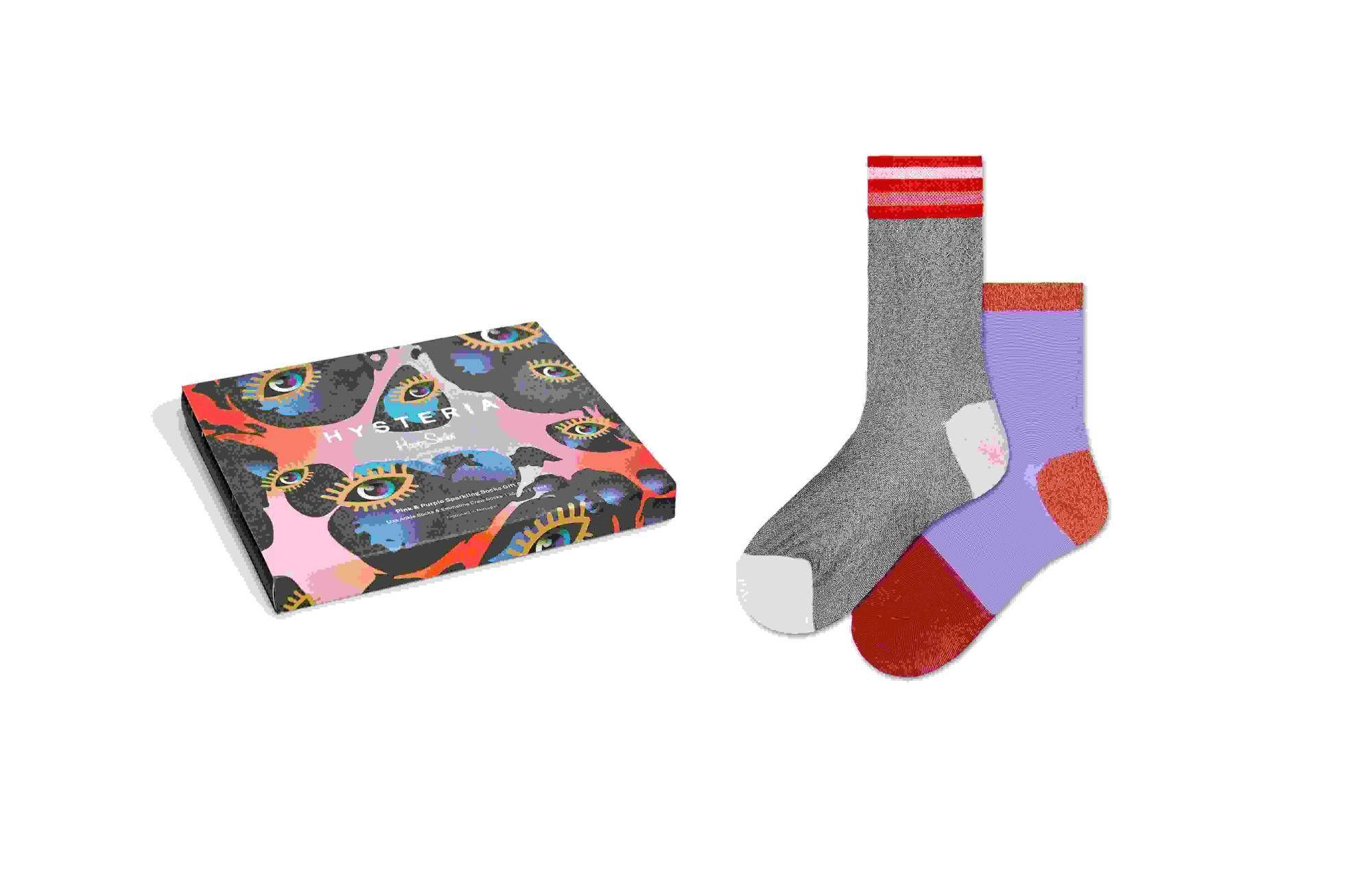 

Подарочный набор носков женских Happy Socks XSISSTE07 разноцветных, Разноцветный, XSISSTE07
