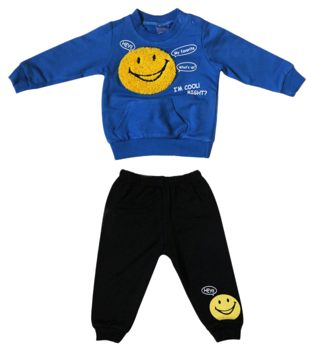 

Комплект для мальчиков BABY SPORT цв. голубой р.80, 5169-01