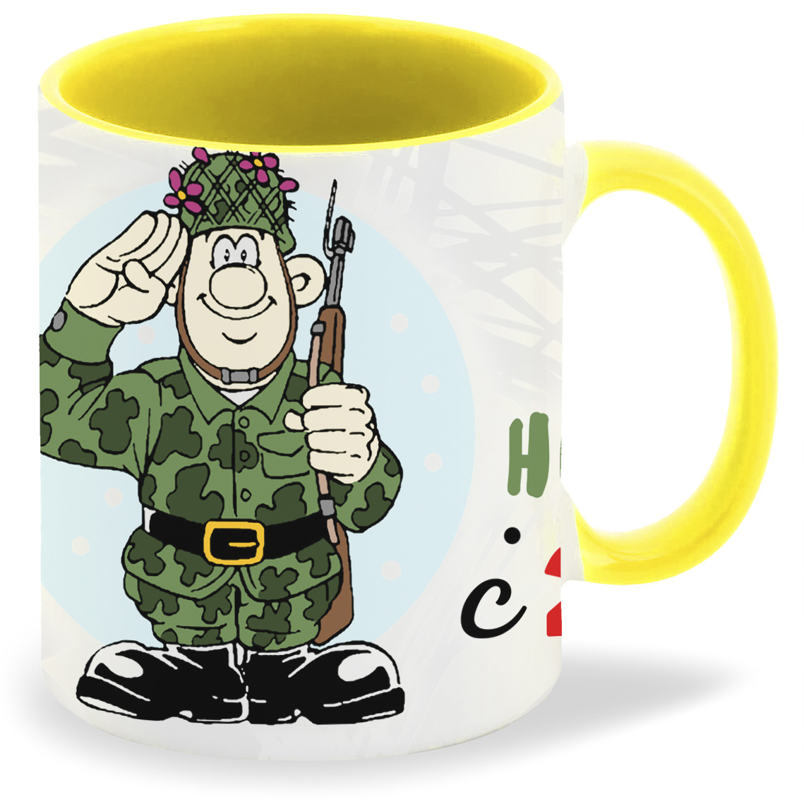 

Кружка CoolPodarok 23 февраля. Это Вам не тру ля ля c фоном