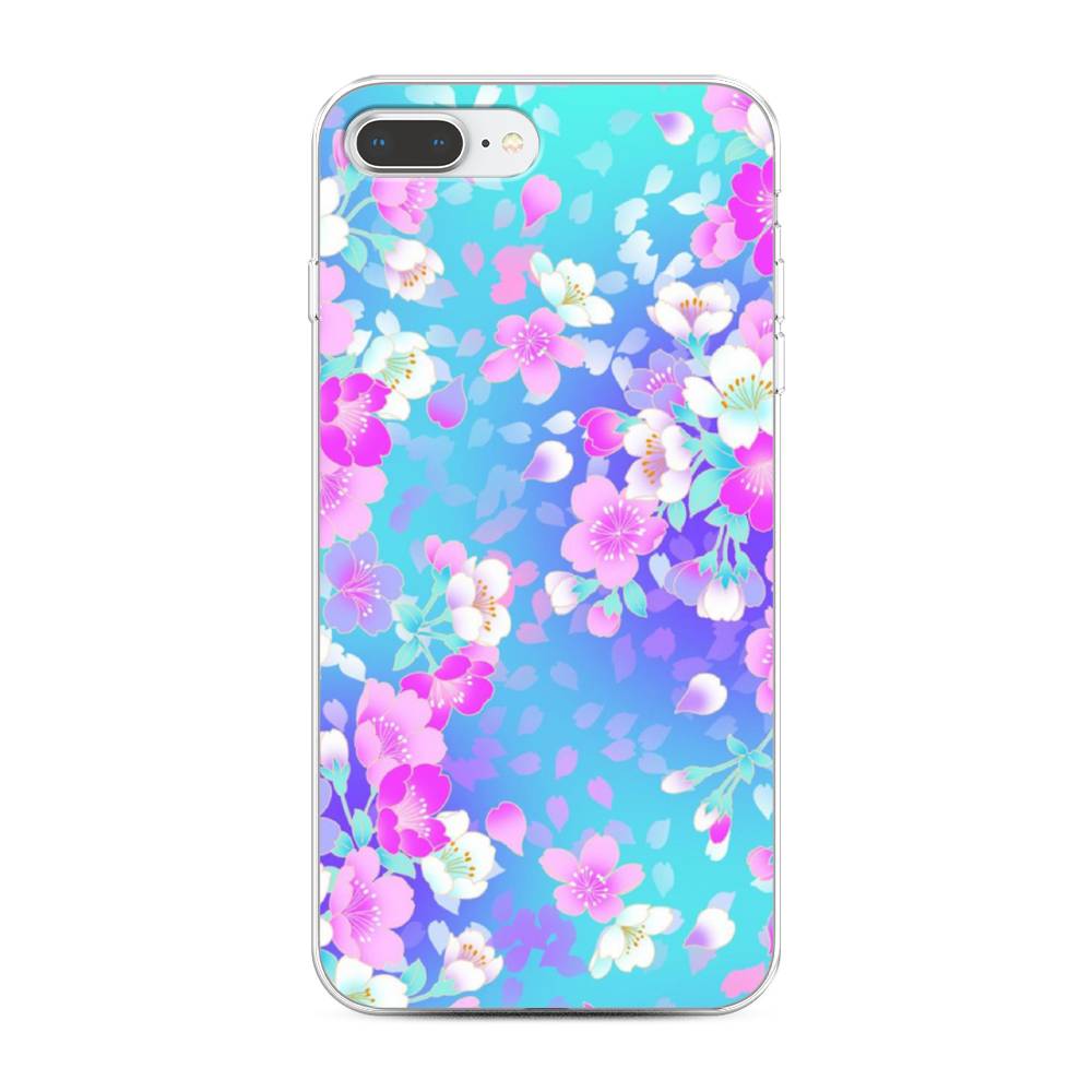 

Чехол Awog на Apple iPhone 8 Plus / Айфон 8 Plus "Яблоневые цветы", Разноцветный, 10950-8