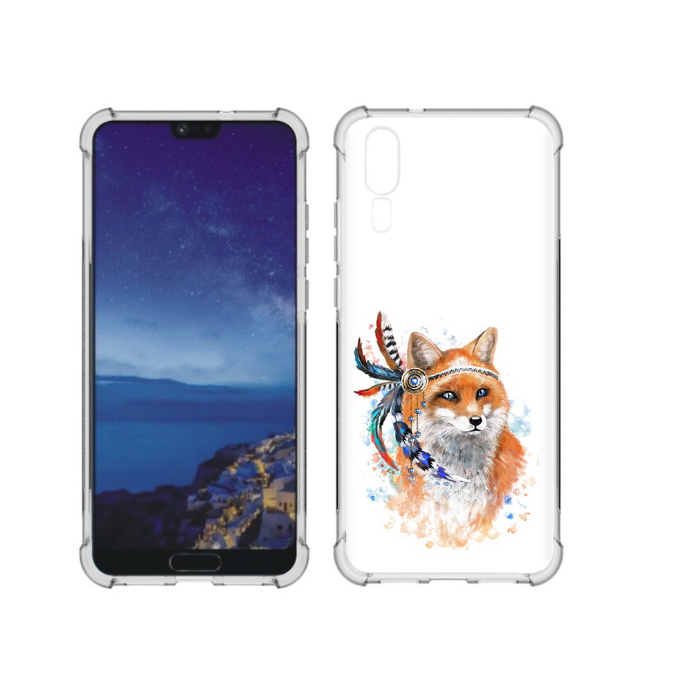 

Чехол MyPads Tocco для Huawei P20 инду лиса (PT108006.52.377), Прозрачный, Tocco