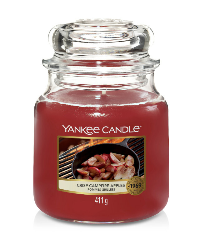 фото Свеча yankee candle homemade crisp camofire apples запеченные яблоки с корицей