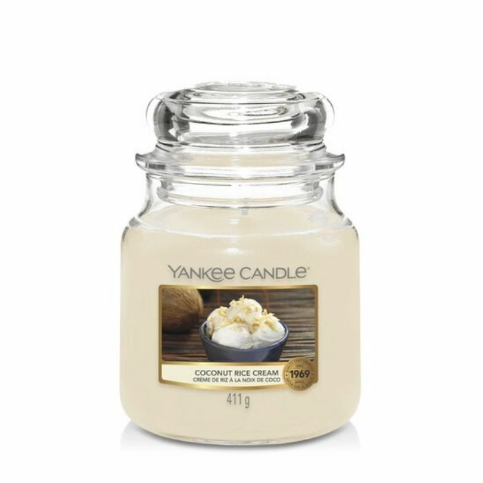 фото Свеча ароматическая yankee candle coconut rice cream кокосовый крем 65-90 ч