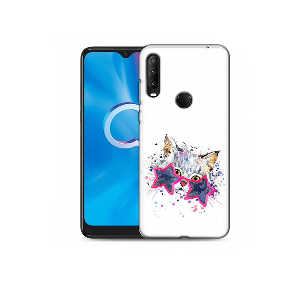 

Чехол MyPads Tocco для Alcatel 1SE (2020) 5030D звездные очки (PT152068.668.353), Прозрачный, Tocco