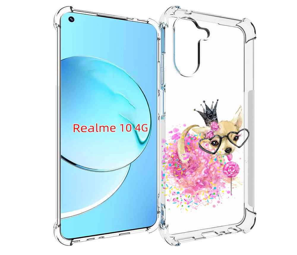 

Чехол MyPads сладкая принцесса для Realme 10, Прозрачный, Tocco