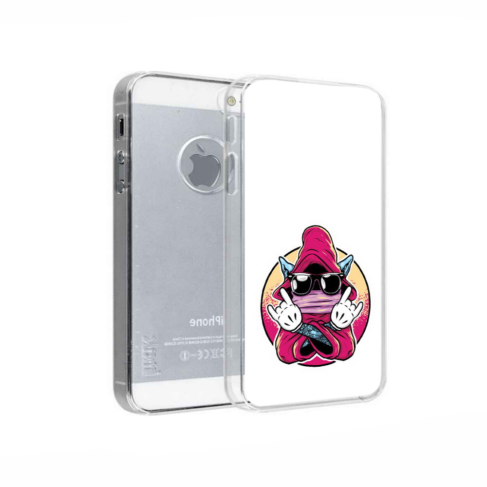 

Чехол MyPads Tocco для Apple iPhone 5 йоу, Прозрачный, Tocco