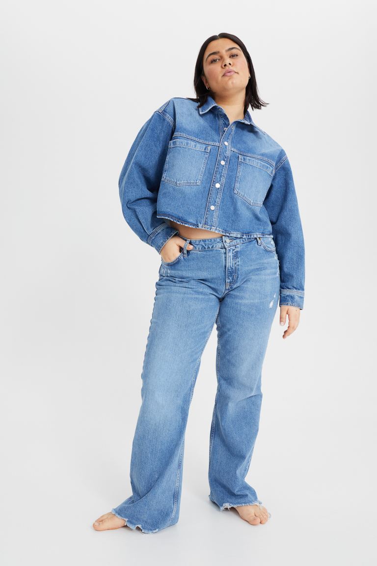 

Джинсы женские H&M 1043622002 синие 58 IT (доставка из-за рубежа), Синий, 1043622002