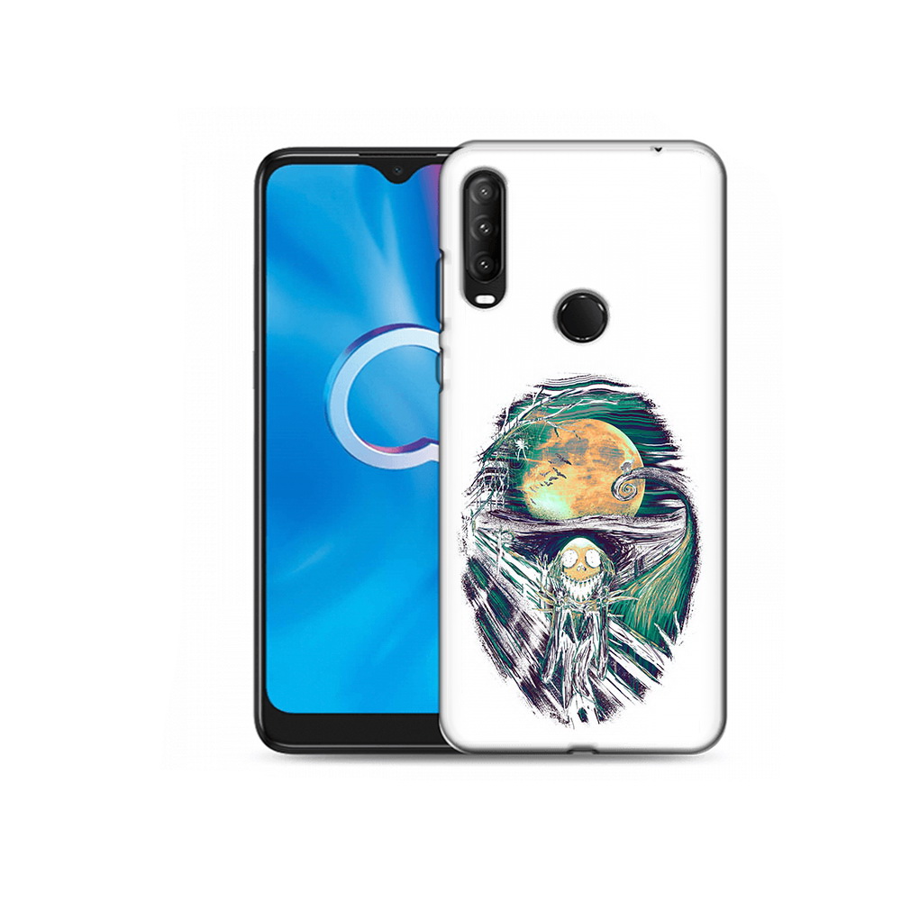 

Чехол MyPads Tocco для Alcatel 1SE (2020) 5030D зубастое существо абстракция, Прозрачный, Tocco