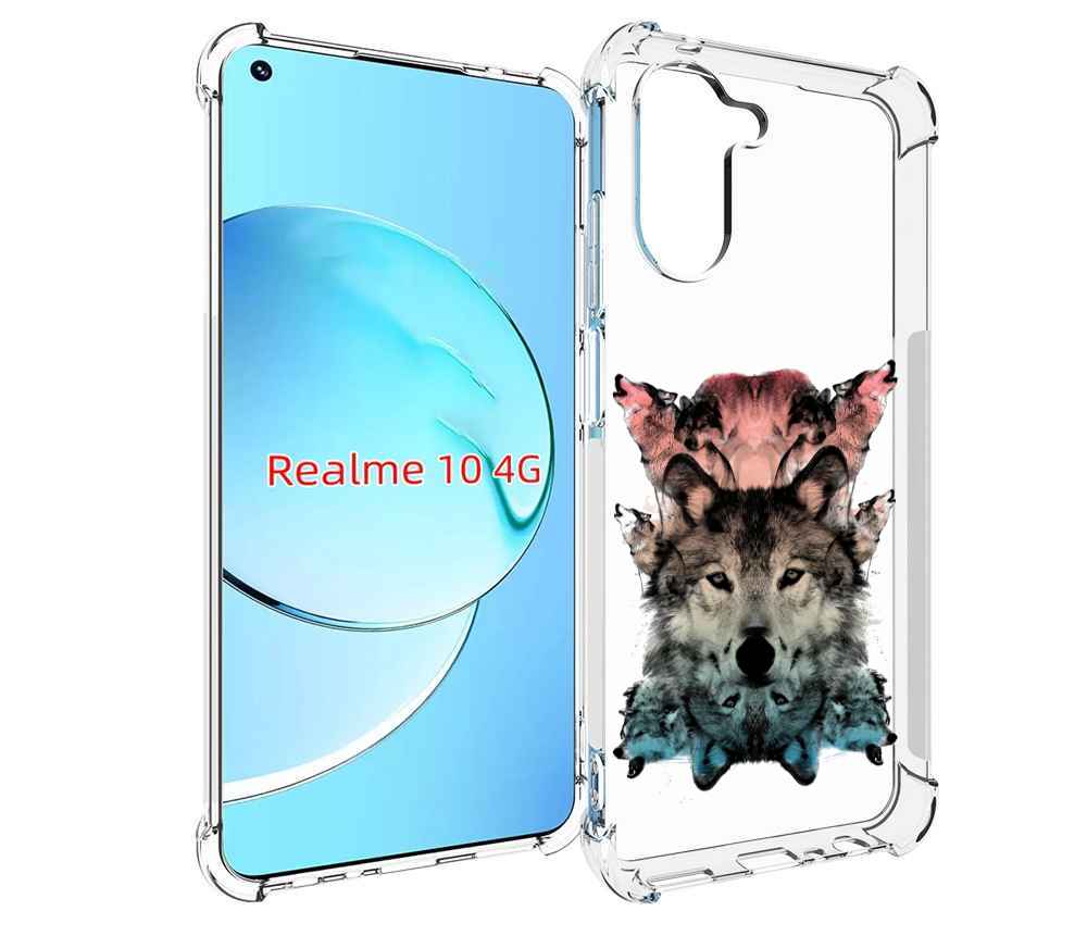 

Чехол MyPads стая для Realme 10, Прозрачный, Tocco