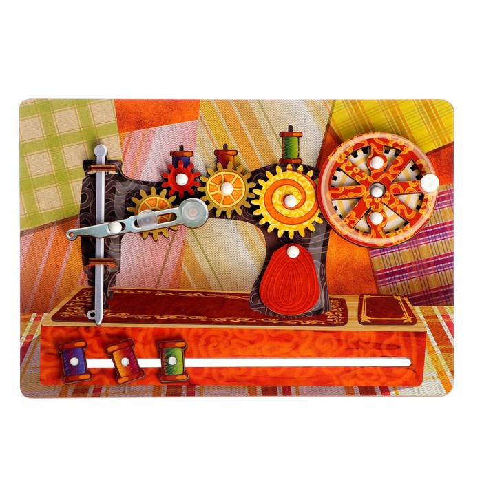 Бизиборд - обучающая доска «Швейная машинка» обучающая доска мастер игрушек бизиборд обучай ка