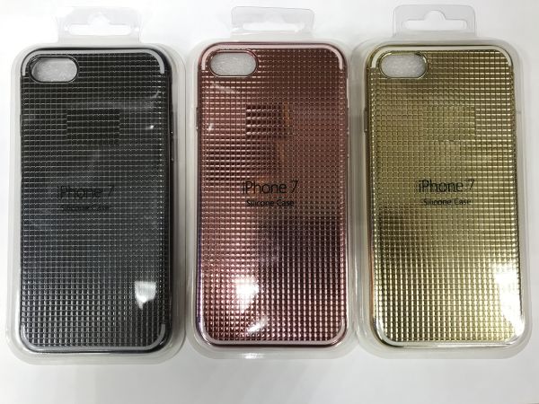 

Накладка силикон Silicone Case Plating для iPhone 7 Gold, Золотистый, Накладка iPhone 7/8