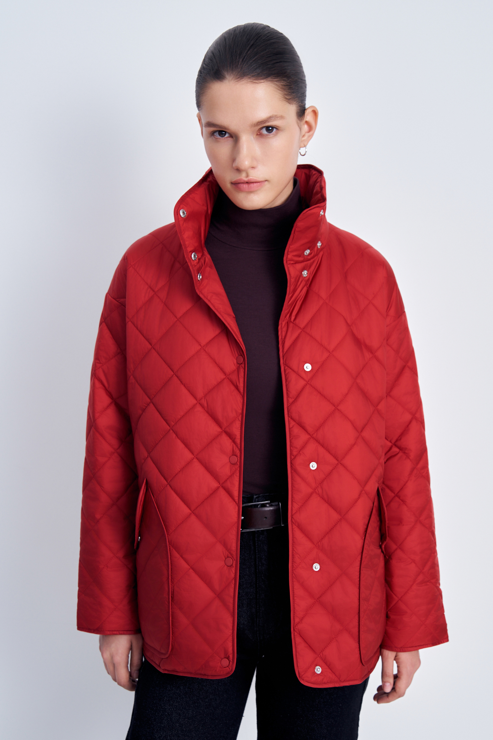

Куртка женская Finn Flare FAC11097 красная 3XL, Красный, FAC11097