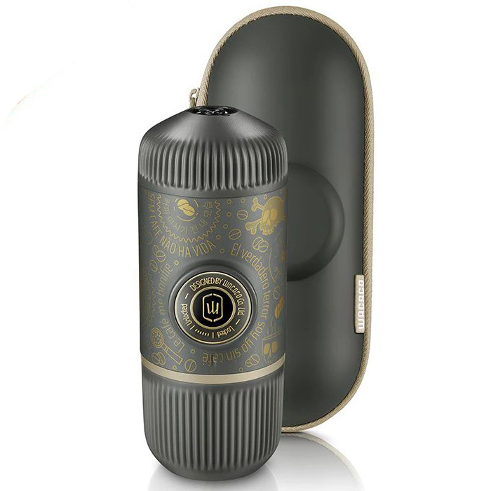 ручная эспрессо кофеварка Wacaco Nanopresso DarkSouls, grey