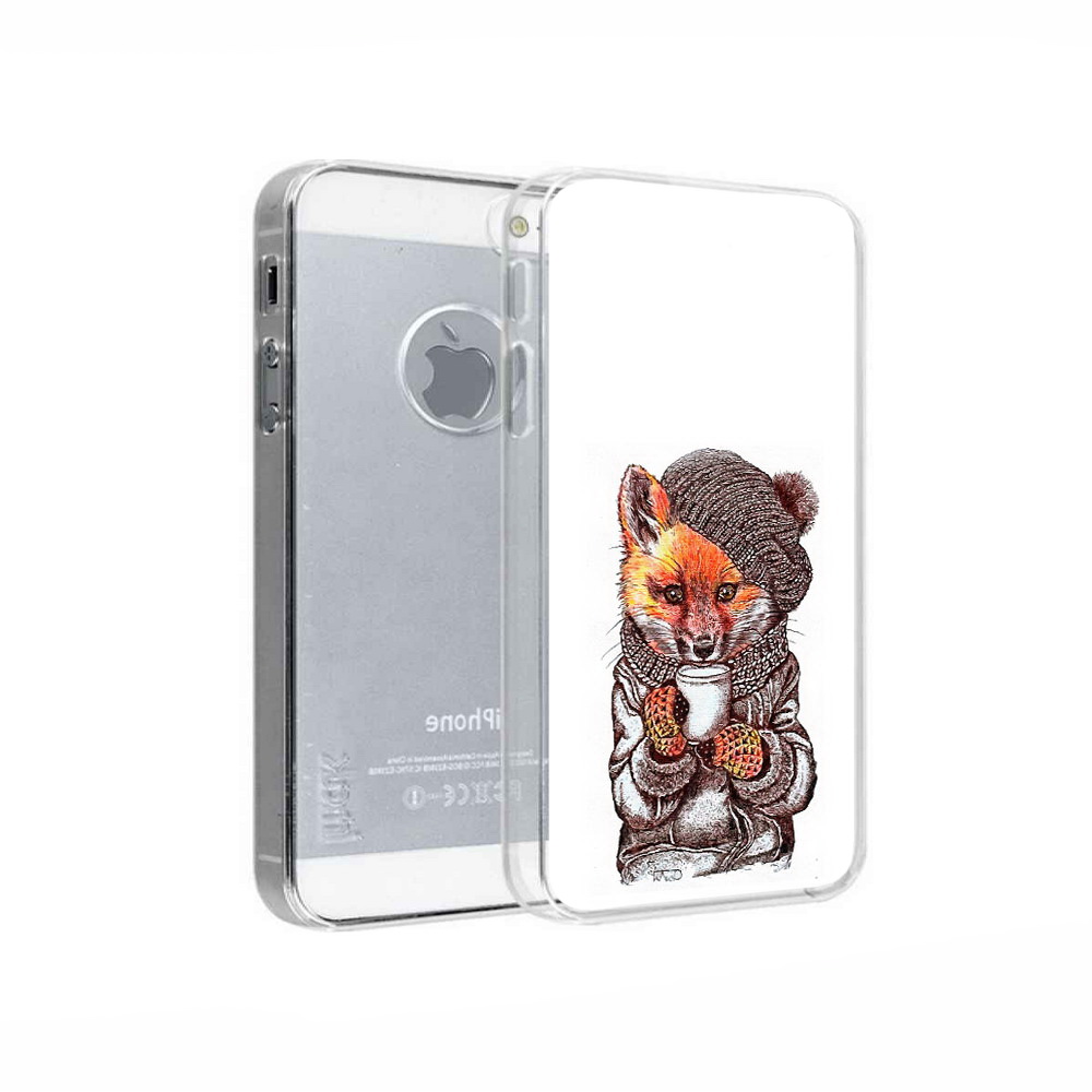 

Чехол MyPads Tocco для Apple iPhone 5 лиса в шапке, Tocco
