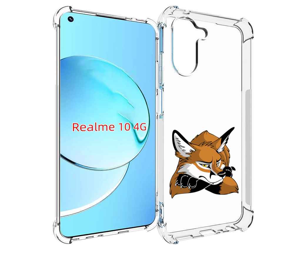 

Чехол MyPads фокс для Realme 10, Прозрачный, Tocco