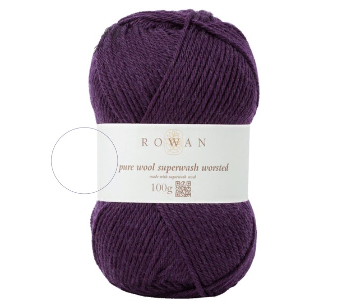 

Pure Wool Superwash Worsted /Пур Вул Супервош Ворстед/ пряжа Rowan, 9802170 (150, *), Фиолетовый